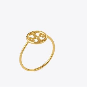 Tory Burch Miller Gold Ring w/ Dust Pouch